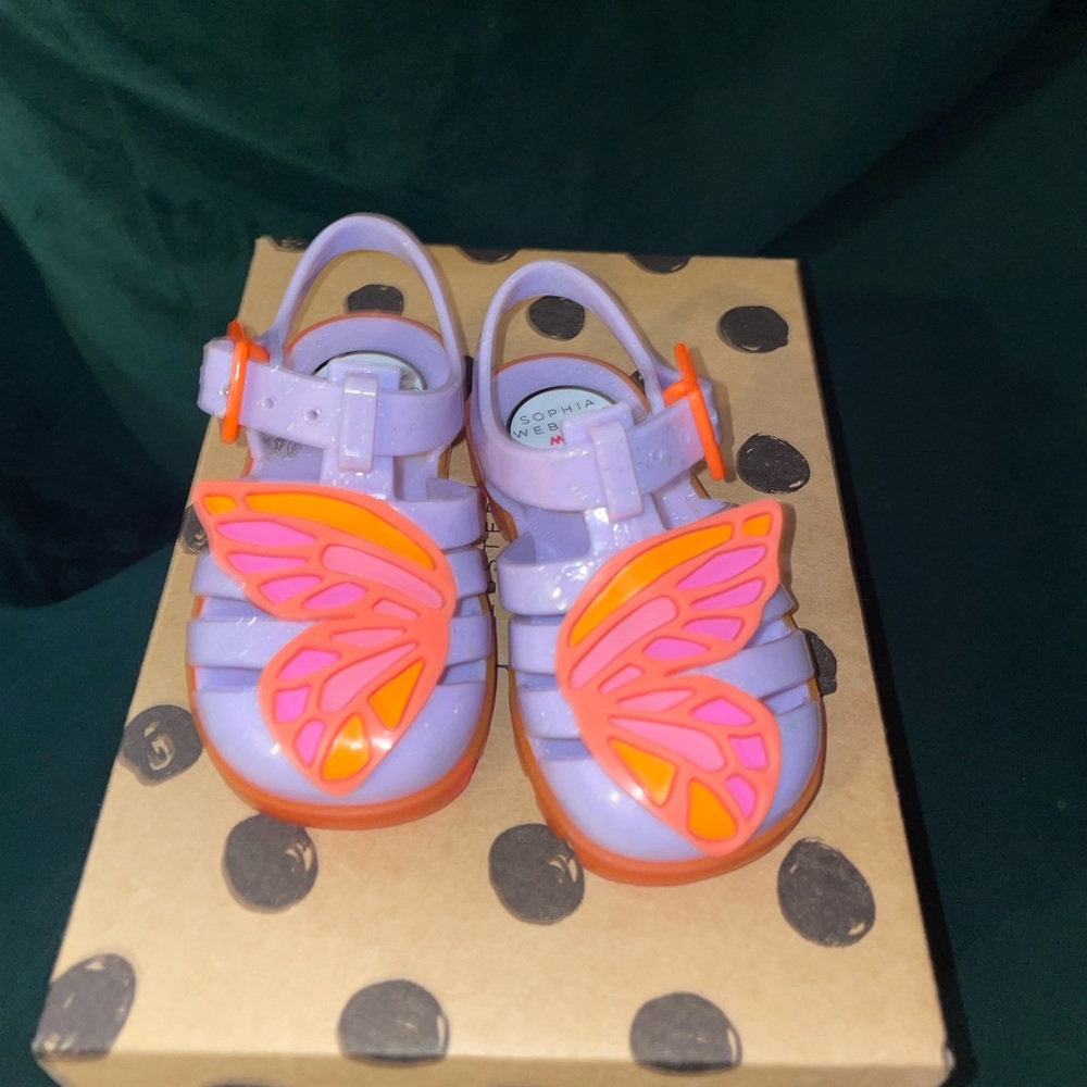 Sophia Webster baby butterfly jelly sandals
